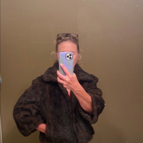 Vintage faux fur reversible jacket - Picture 5 of 8